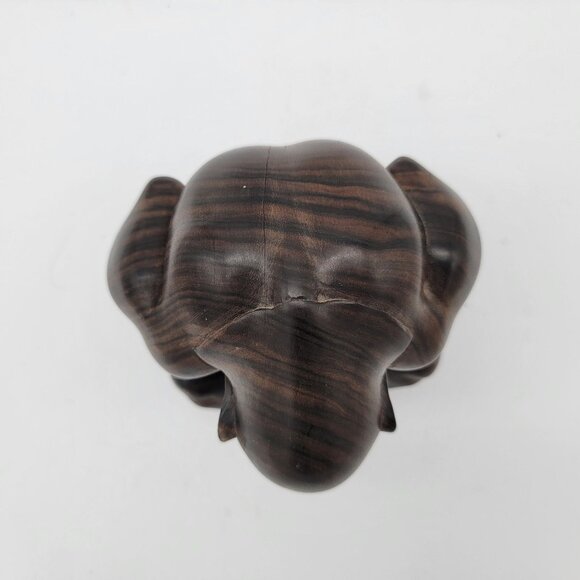 Carved Rosewood Wooden Weeping Buddha Figure - Picture 10 of 11